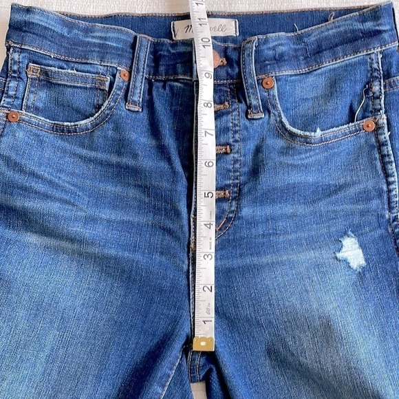 Madewell 10” High-Rise Skinny Jeans Size 25 - Picture 10 of 11